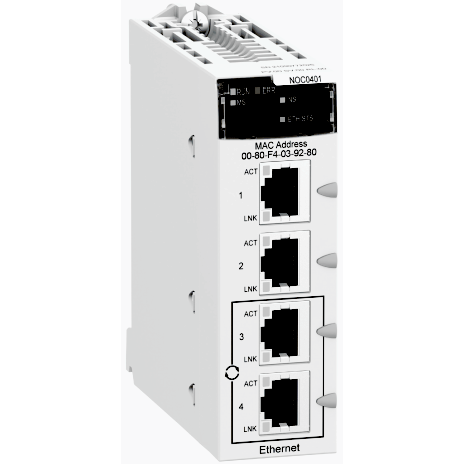 Pra Module In M340 Ethernet modul M340 - 4 x RJ45 10/100 | Razoelektro