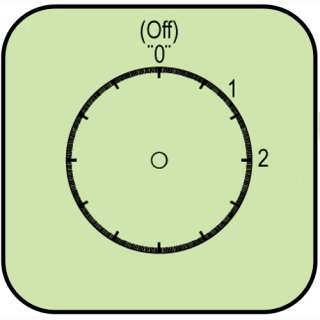 Grebenasti prekidač 3 položaja stepen sa nulom 0-1-2 16A 1-polni 
