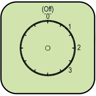 Grebenasti prekidač 4 položaja stepen sa nulom 0-1-2-3 16A 1-polni 