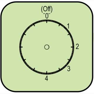 Grebenasti prekidač 5 položaja stepen sa nulom 0-1-2-3-4 16A 1-polni 