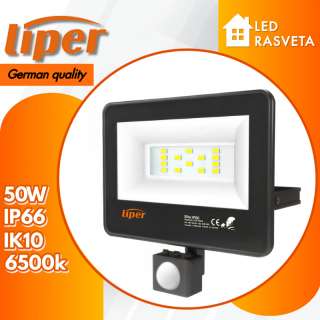 LED Reflektor 50W 6500K sa senzorom IP66 