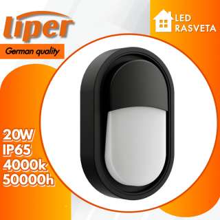 LED Svetiljka zidna sa senzorom 20W 4000K IP65 