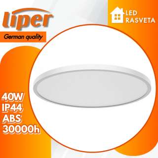 LED Plafonjera slim 40W CCT IP44 bela 