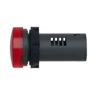 Signalna lampica plastična crvena sa ugrađenim LED-om 220…230V AC 