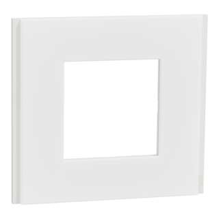 Dekorativni ram Unica Deco 1 element belo staklo 