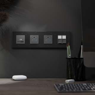 Dekorativni ram Unica Deco 4 elementa iscepkano drvo 