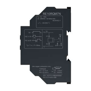 RE10RQM7N Rele zvezda-trougao 220...240VAC 1NO+1NC 