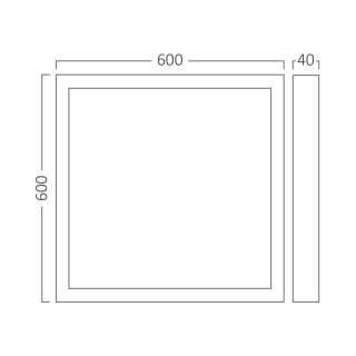 LED Panel nadgradni 50W 4000K 