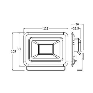 LED Reflektor  20W 6500K 