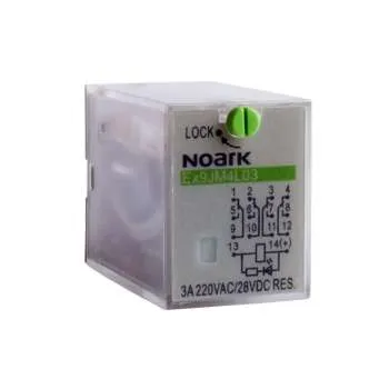 Ubodni relej 3A 24V DC, 4 kontakta 