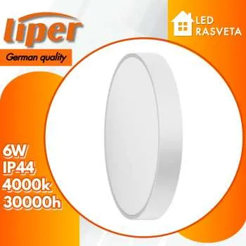 Panel led okrugli n/z 6W 4000K IP44 LPDL-06MS01-Y 