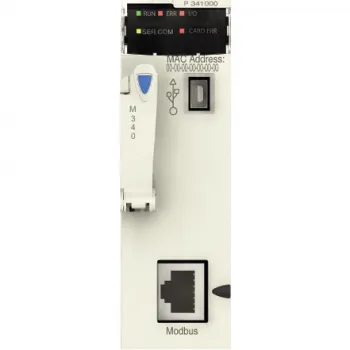 procesor M340 - maksimalno 512 digitalnih + 128 analognih I/O - Modbus 