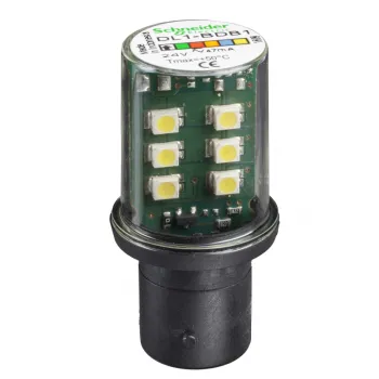 bela LED sijalica BA15D 24VAC/DC 