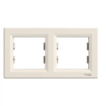 Asfora - horizontalni ram za 2 elementa - krem 