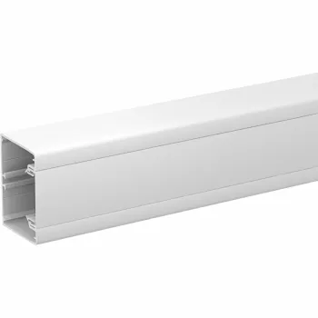 OptiLine 45 - baza parapeta - 75x55 mm - PVC - polarno bela - 2000 mm 