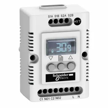 elektronski higrostat i termostat - 200…240 V - temp -40…80°C - Hr 20…80% 