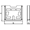 A4 plastični držač dokumentacije - 230x247x23 mm 