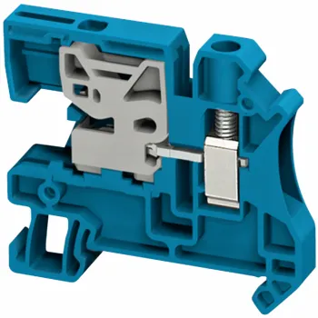 Linergy nožasta rastavna poluga - 6mm² 41A jednostruka 1x1 vijčana - plava 