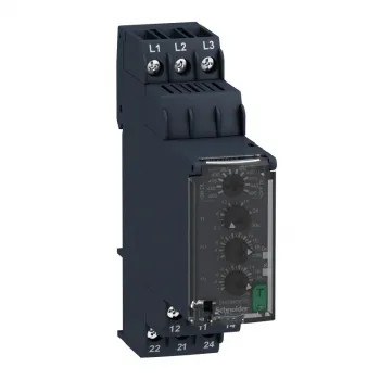 naponski kontrolni relej - trofazni - 380…480 VAC, 2 C/O 