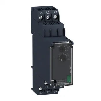 podnaponski kontrolni relej - trofazni - 380…480 VAC, 2 C/O 