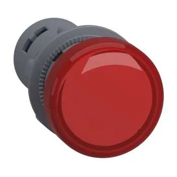 Signalna lampica plastična crvena sa ugrađenim LED-om 380…400V AC 