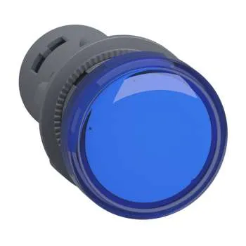 Signalna lampica plastična plava sa ugrađenim LED-om 220…230V AC 