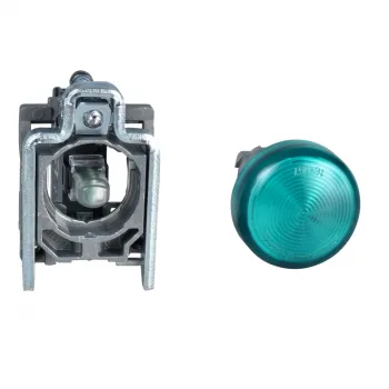 okrugla lampica Ø 22 - IP65 - zelena - integrisani LED - 24 V - stopice-ATEX 