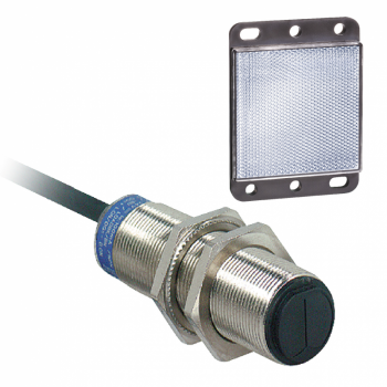 fotoelektrični senzor - XU1 - refleksni - Sn 4m - 12..24VDC - kabl 2m 