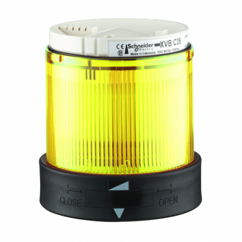 svetlosni trepćući blok - žuti - 230VAC 10W + opcije