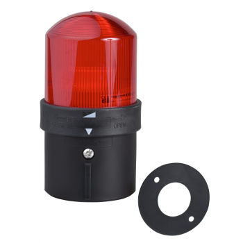 Ø 70 mm svetlosna kolona - trepćuća - crvena - IP65 - 24 V