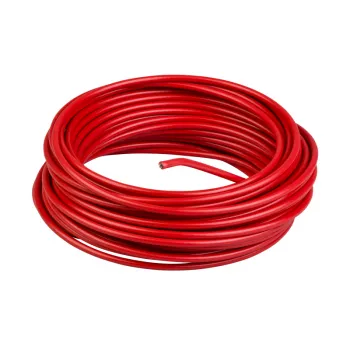 crveni galvanizovani kabl - Ø 5 mm - L 15.5 m - za XY2C 