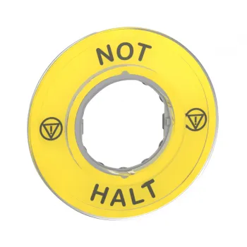 oznaka Ø60 za nužno isključenje - NOT-HALT /logo ISO13850 
