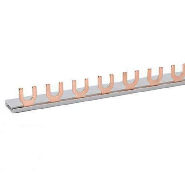 Sabirnica viljuška 1L 10mm2 63A 54 modula 1m 