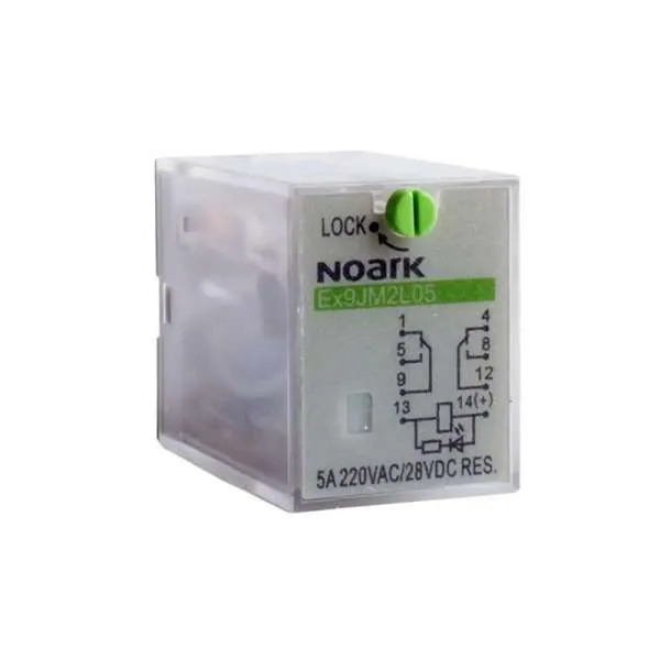 Ubodni relej 5A 24V DC 2 kontakta 