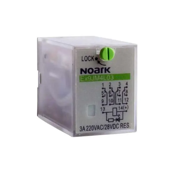 Ubodni relej 3A 230V AC, 4 kontakta 