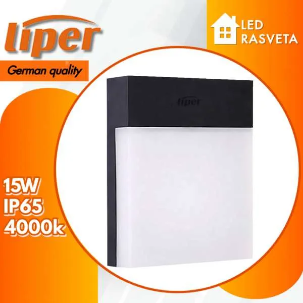 LED Svetiljka zidna 15W 4000K IP65 