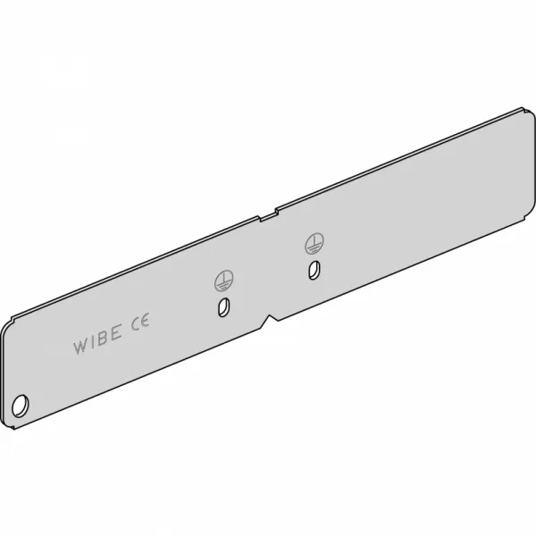Wibe - bočni spojni element W49/60 - pregalvanizovani čelik beli 