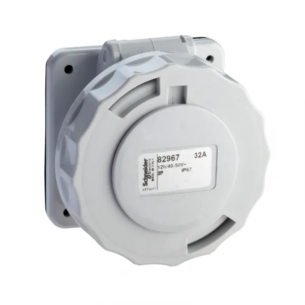 PratiKa industrijska utičnica - 16 A - 2P - 40...50 V AC - IP67 