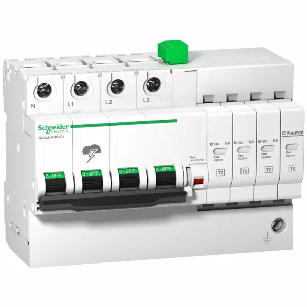 iQuick PRD8r modularni odvodnik prenapona- 3P + N - 350V - sa daljinskom signal. 