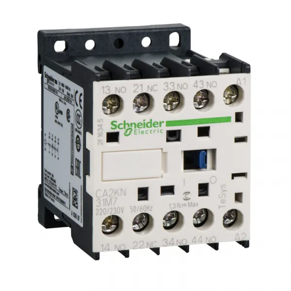 TeSys K pomoćni kontaktor - 3 NO + 1 NC - <= 690 V - 220...230 V AC kalem 