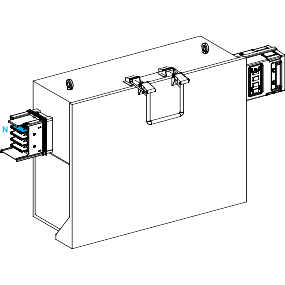 Canalis - utična kutija za NF ili DIN osigurača - 630 A sa izolator.-3L + N + PE 