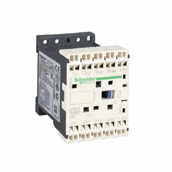 TeSys K kontaktor - 3P(3 NO) - AC-3 - <= 440 V 9 A - 24 V DC kalem 