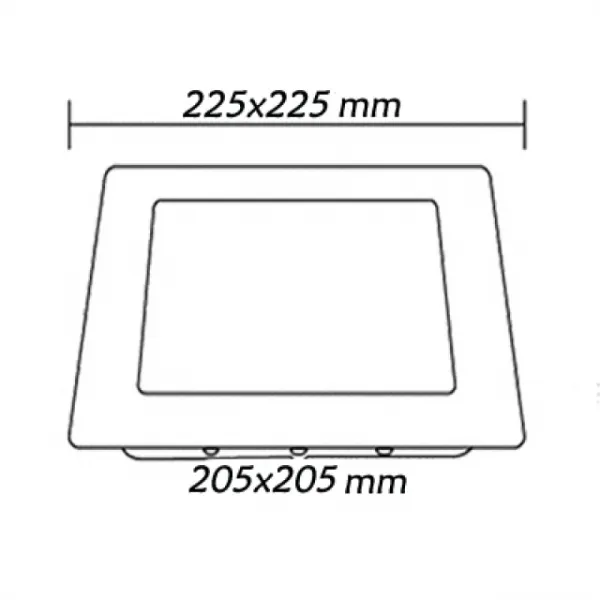 LED Panel Ugradni kockasti 18W 4200 