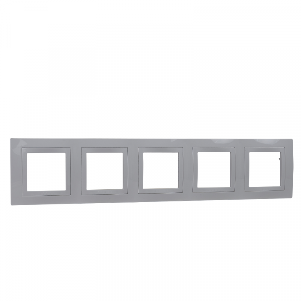 Unica Basic - dekorativni ram - petrostruki, horizontalni - beli 