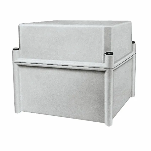 PLS kutija, poliesterski zadnji deo, neprovidan PC poklopac IP65 27x27x23cm 