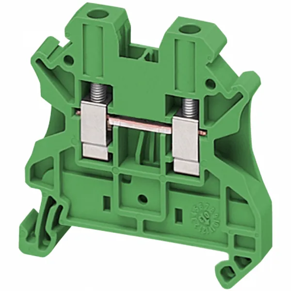 Linergy standardna redna stezaljka - 4mm² 32A jednostruka 1x1 vijčana - zelena 