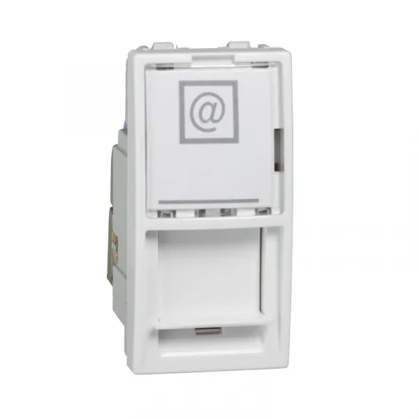 Kom. priključnica RJ45 1M cat.6 FTP Bela 