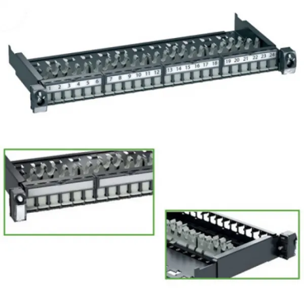 Actassi Prazan izvlačivi Patch panel 24 porta FTP/STP 