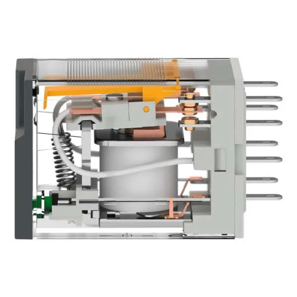 Minijaturni utični relej 2CO 230V AC sa LED indikacijom 