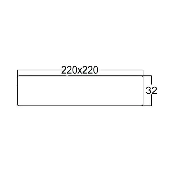 LED Panel nadgradni 18W 4000K 